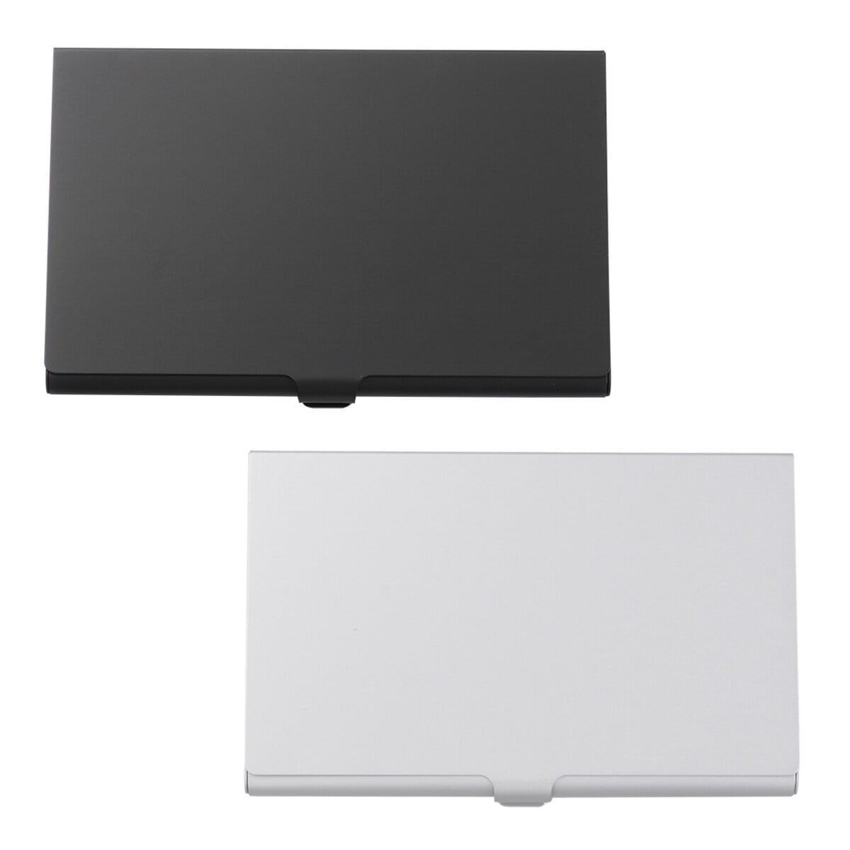 SWETRACE Aluminum Alloy Business Card Case 2Pcs 3.6x2.3x0.3In 9.20X5.80X0.70CM Assorted Color