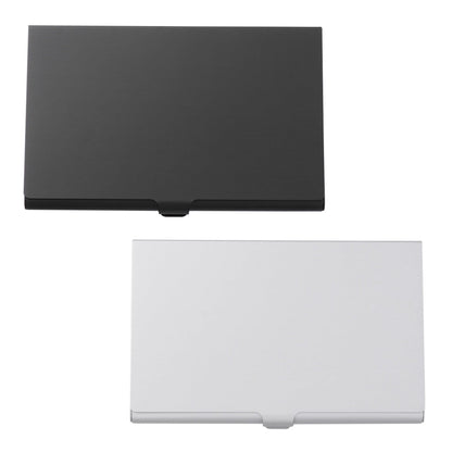 SWETRACE Aluminum Alloy Business Card Case 2Pcs 3.6x2.3x0.3In 9.20X5.80X0.70CM Assorted Color