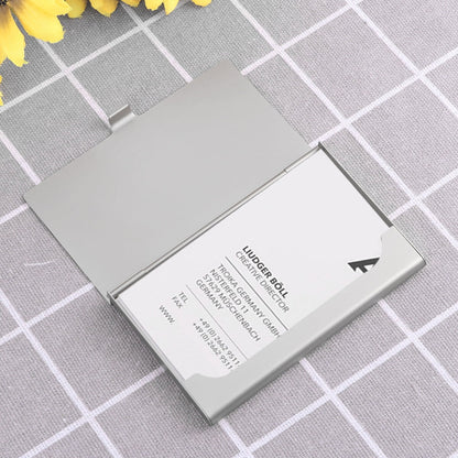 SWETRACE Aluminum Alloy Business Card Case 2Pcs 3.6x2.3x0.3In 9.20X5.80X0.70CM Assorted Color