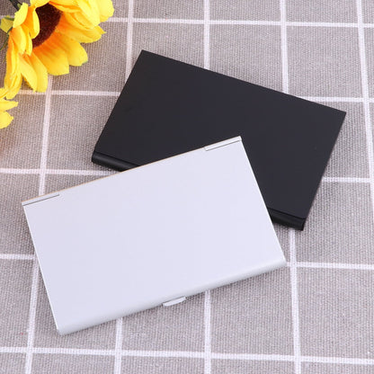SWETRACE Aluminum Alloy Business Card Case 2Pcs 3.6x2.3x0.3In 9.20X5.80X0.70CM Assorted Color