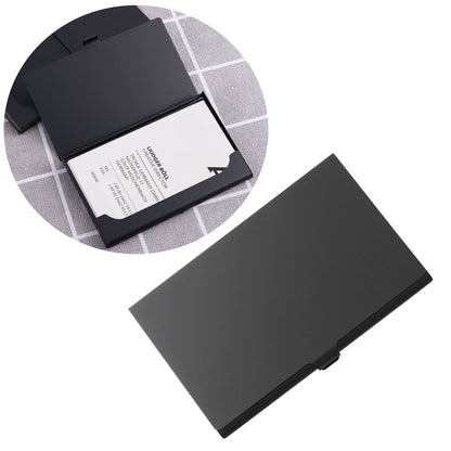 SWETRACE Aluminum Alloy Business Card Case 2Pcs 3.6x2.3x0.3In 9.20X5.80X0.70CM Assorted Color