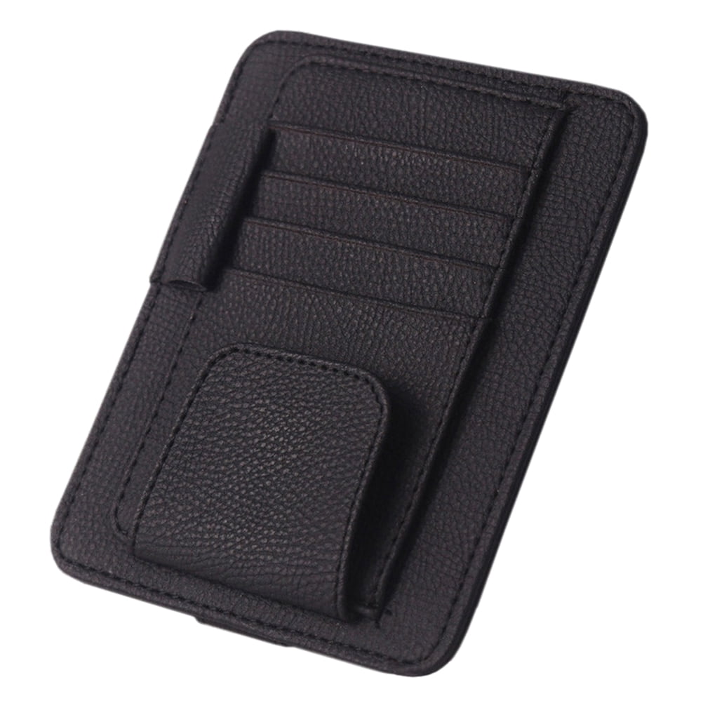 SWETRACE automotive sunglass holder Visor Organizer Black Organizing Driving 1Pack 15.00X12.50X0.60CM Black