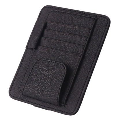 SWETRACE automotive sunglass holder Visor Organizer Black Organizing Driving 1Pack 15.00X12.50X0.60CM Black
