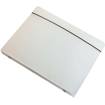 SWETRACE Plastic A5 Cover Round Ring Binder Transparent 1Pack 9.3x7.1x1.6Inch 23.60X18.00X4.00CM Beige