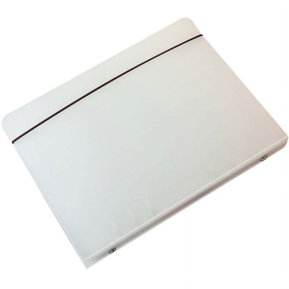 SWETRACE Plastic A5 Cover Round Ring Binder Transparent 1Pack 9.3x7.1x1.6Inch 23.60X18.00X4.00CM Beige