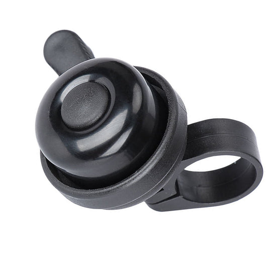 SWETRACE Cycling Handlebar Bell Plastic Clear Sound For Bicycle Riding 1Set 4.00X4.00X6.00CM Black