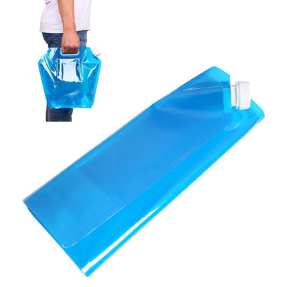 SWETRACE Folding Water Storage Bag Blue Hiking Storage Container 1Pack 32.70X30.50X2.00CM Blue