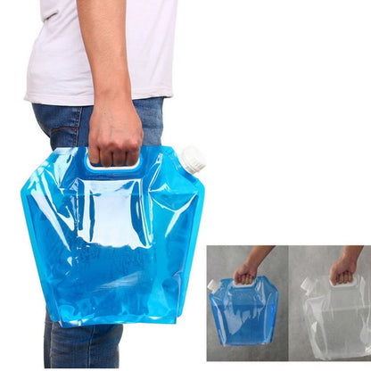 SWETRACE Folding Water Storage Bag Blue Hiking Storage Container 1Pack 32.70X30.50X2.00CM Blue