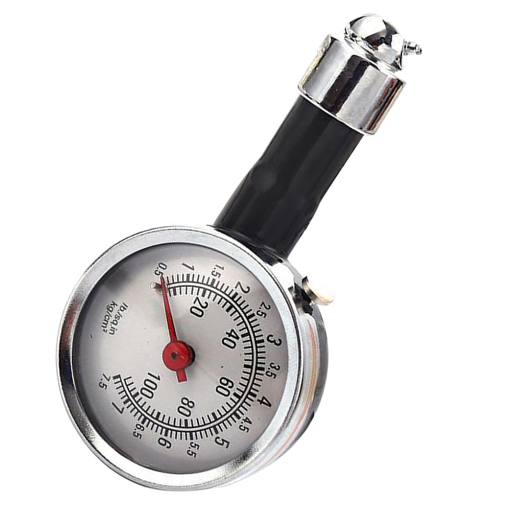 Ortofally Mechanical Gauge Tire Pressure Gauge Meter Tire Pressure Pointer 0.5 - 7.5 LBS for Car Automobile Truck Motorcycle Black
