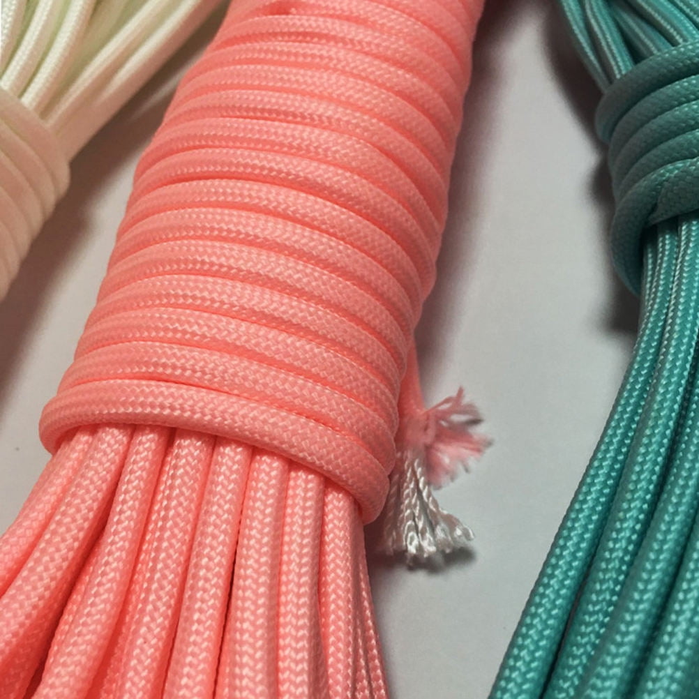 Worgeous 5pcs Outdoor 1 Meter Night Nine-core Umbrella Ropes Parachute Cord Glowing in the Dark