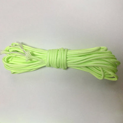Worgeous 5pcs Outdoor 1 Meter Night Nine-core Umbrella Ropes Parachute Cord Glowing in the Dark