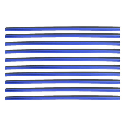 Worgeous 10 Pcs Auto Accessories Interior Car Vent Decoration Strip Blue