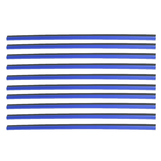 Worgeous 10 Pcs Auto Accessories Interior Car Vent Decoration Strip Blue