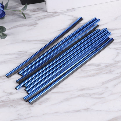 Worgeous 10 Pcs Auto Accessories Interior Car Vent Decoration Strip Blue