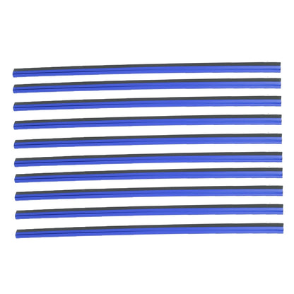 Worgeous 10 Pcs Auto Accessories Interior Car Vent Decoration Strip Blue