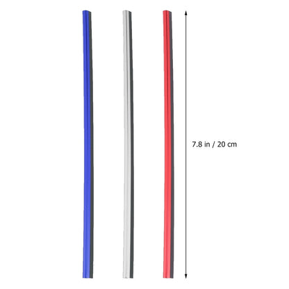Worgeous 10 Pcs Auto Accessories Interior Car Vent Decoration Strip Blue