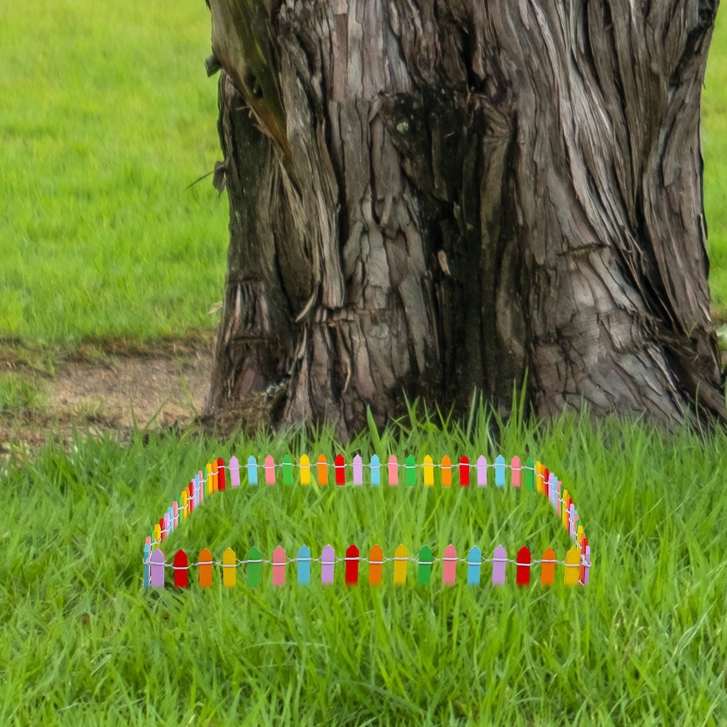 Worgeous 质 栅栏 Miniature Picket Fences Christmas Fairy Garden Little Baby