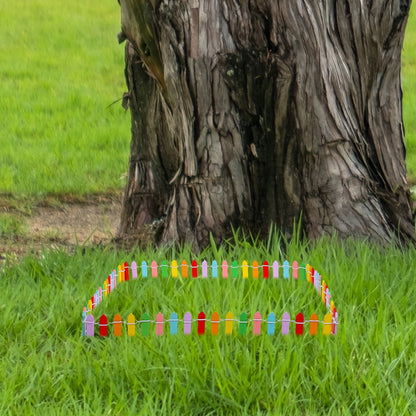 Worgeous 质 栅栏 Miniature Picket Fences Christmas Fairy Garden Little Baby