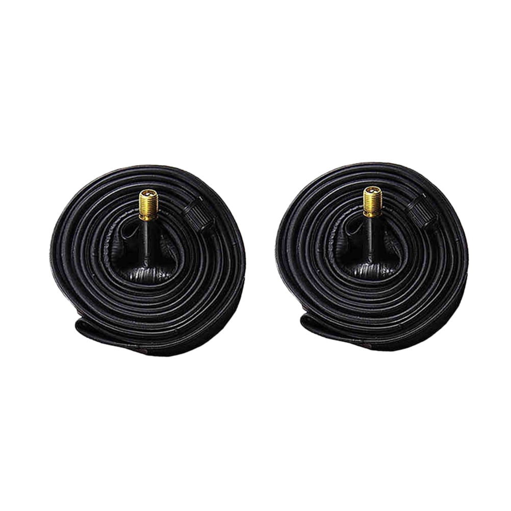 Worgeous Black Rubber Tube for Cycling Use Made from Butyl Material 2pcs 26x1.5