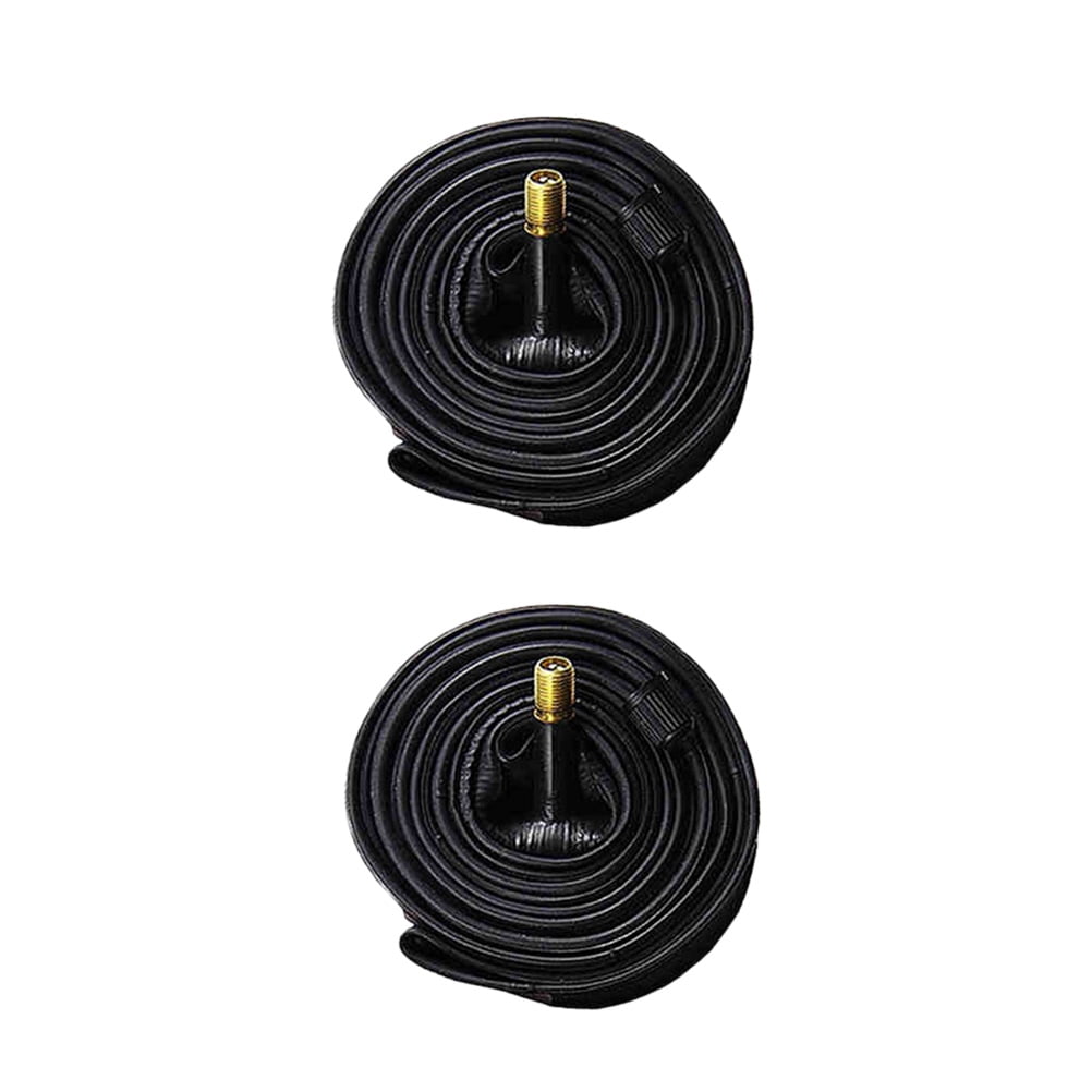 Worgeous Black Rubber Tube for Cycling Use Made from Butyl Material 2pcs 26x1.5