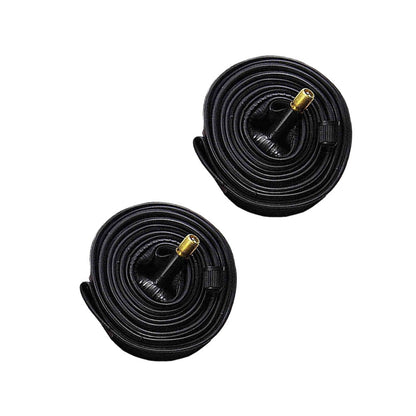 Worgeous Black Rubber Tube for Cycling Use Made from Butyl Material 2pcs 26x1.5