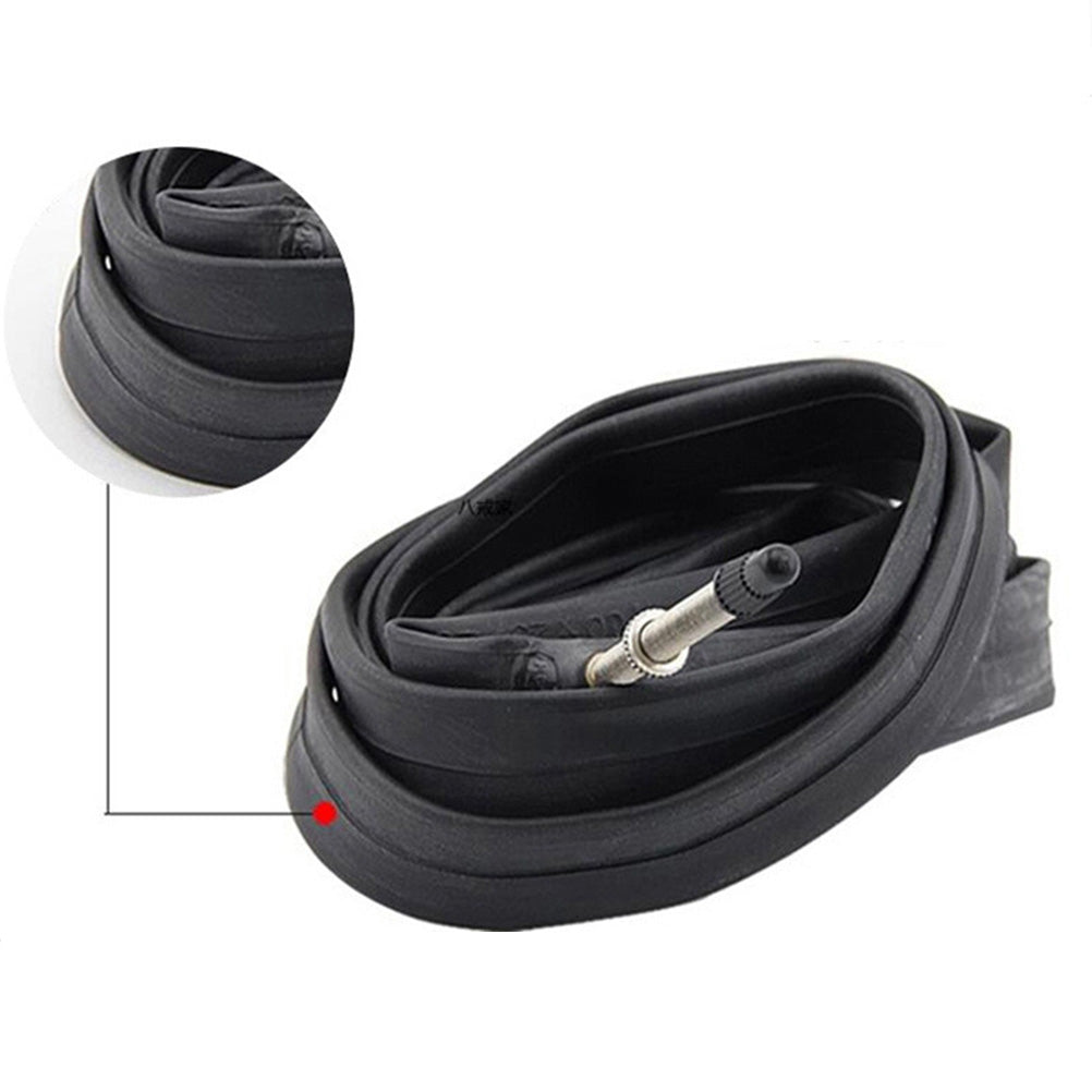 Worgeous Black Rubber Tube for Cycling Use Made from Butyl Material 2pcs 26x1.5