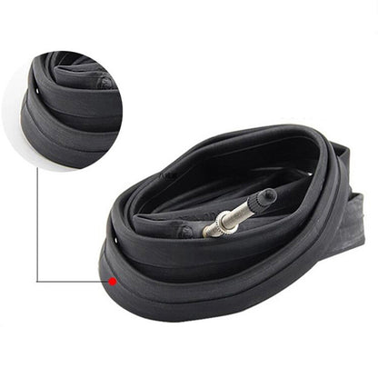 Worgeous Black Rubber Tube for Cycling Use Made from Butyl Material 2pcs 26x1.5