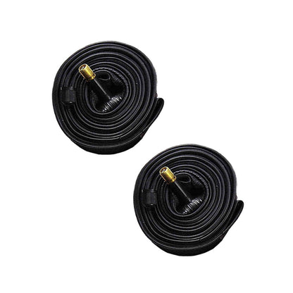 Worgeous Black Rubber Tube for Cycling Use Made from Butyl Material 2pcs 26x1.5