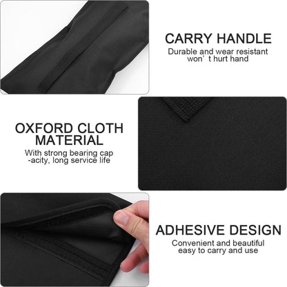 Worgeous 2pcs Grill Utensil Storage Bag,Bbq Tool Storage Bags Portable Barbecue Hardware Tool Holder Pouch,Foldable Grill Accessory Storage Bag Camping Utensil Bags