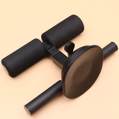 SWETRACE Abdominal Muscle Trainer Sit Up Tool Steel Black for Home Workout 1Pack