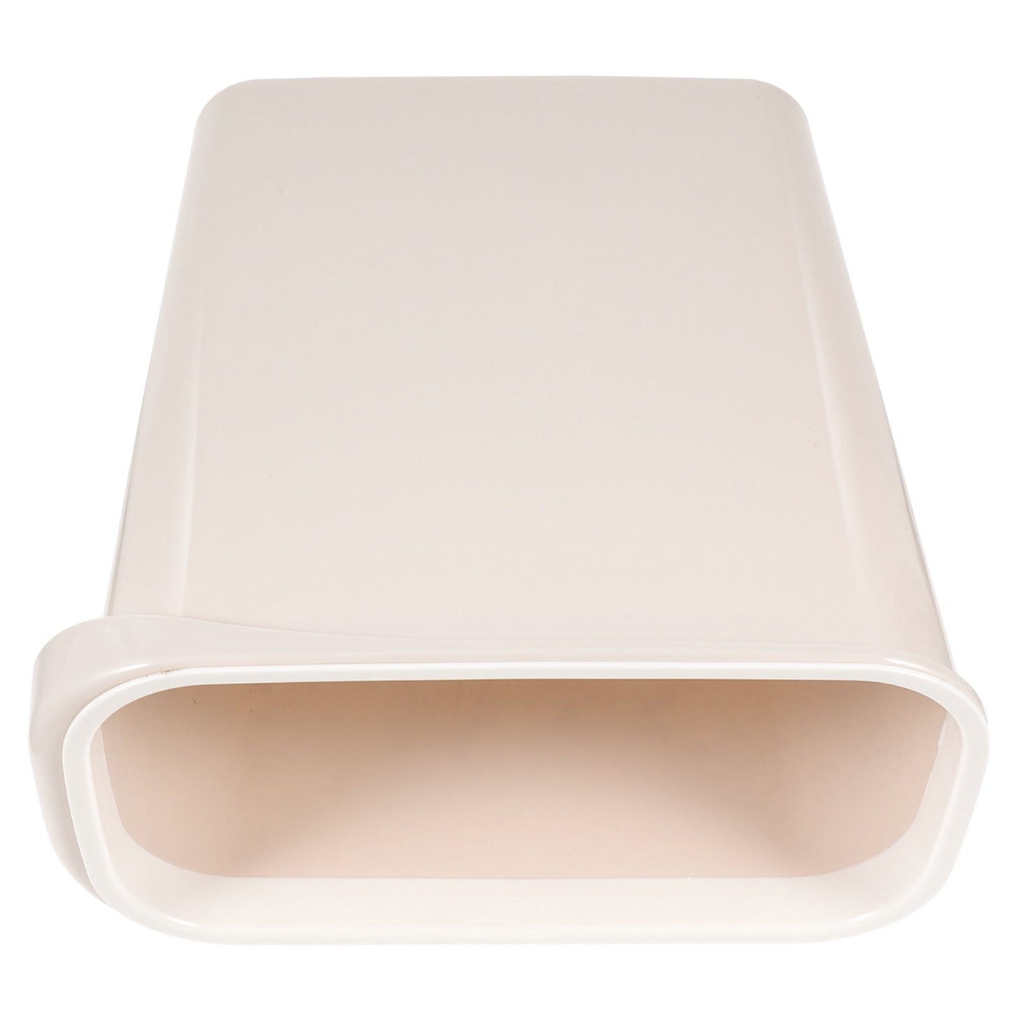 Worgeous White Plastic Trash Can for Home Use Made of Material Great for Small Spaces 13 x 8 0 inches