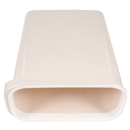 Worgeous White Plastic Trash Can for Home Use Made of Material Great for Small Spaces 13 x 8 0 inches