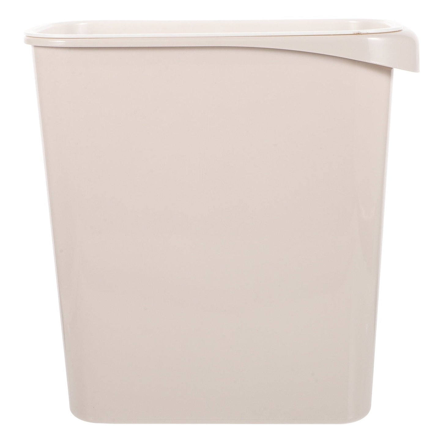 Worgeous White Plastic Trash Can for Home Use Made of Material Great for Small Spaces 13 x 8 0 inches