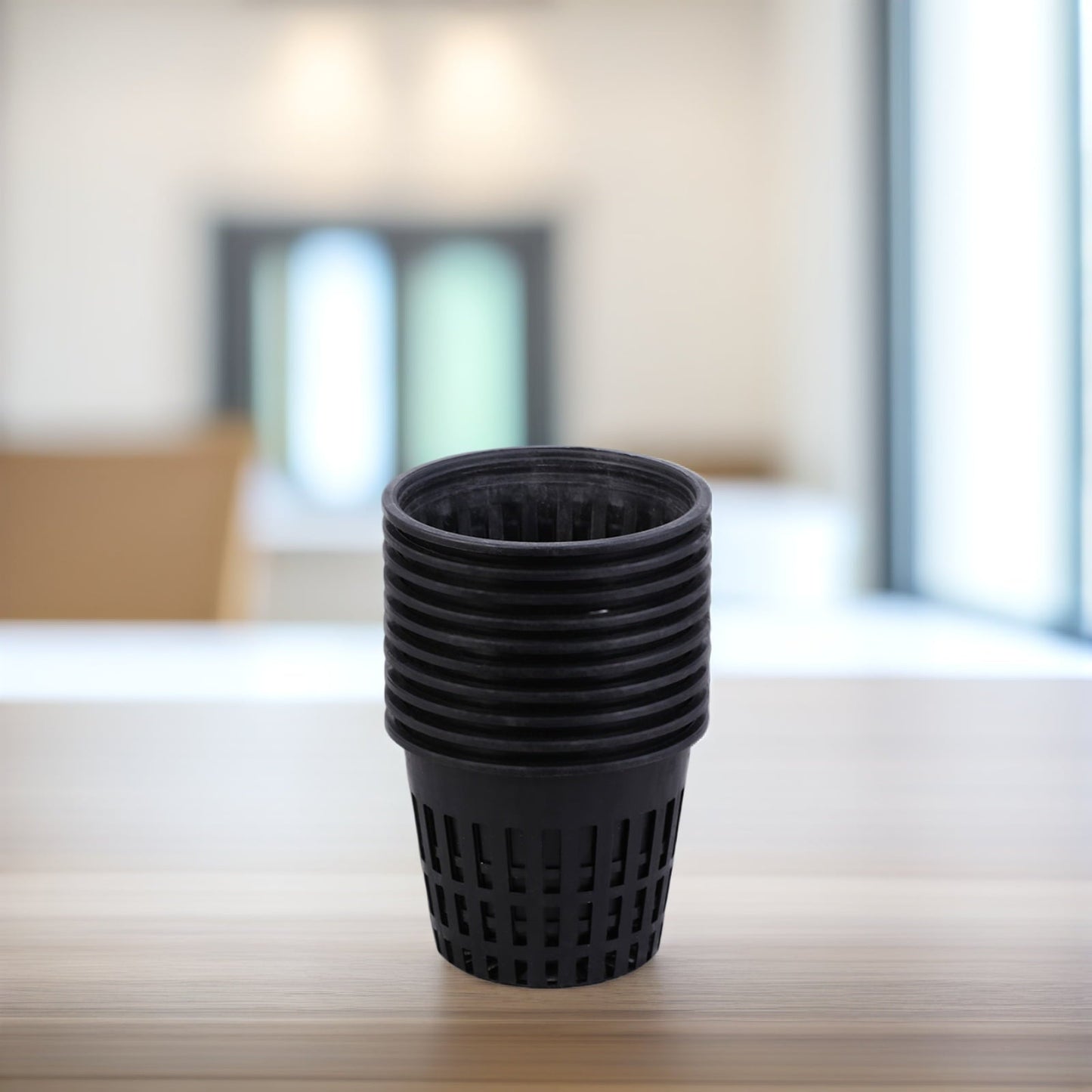 Worgeous 20pcs Plastic Planting Buckets for Soilless Culture with Net Cups