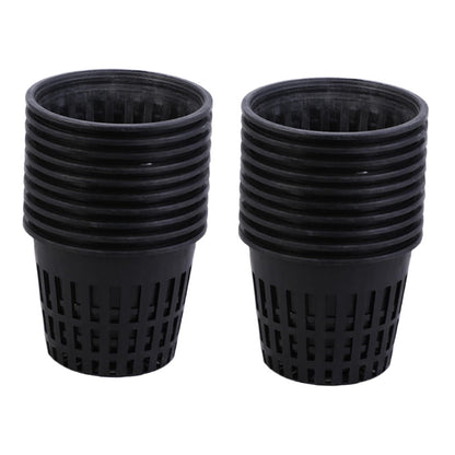 Worgeous 20pcs Plastic Planting Buckets for Soilless Culture with Net Cups