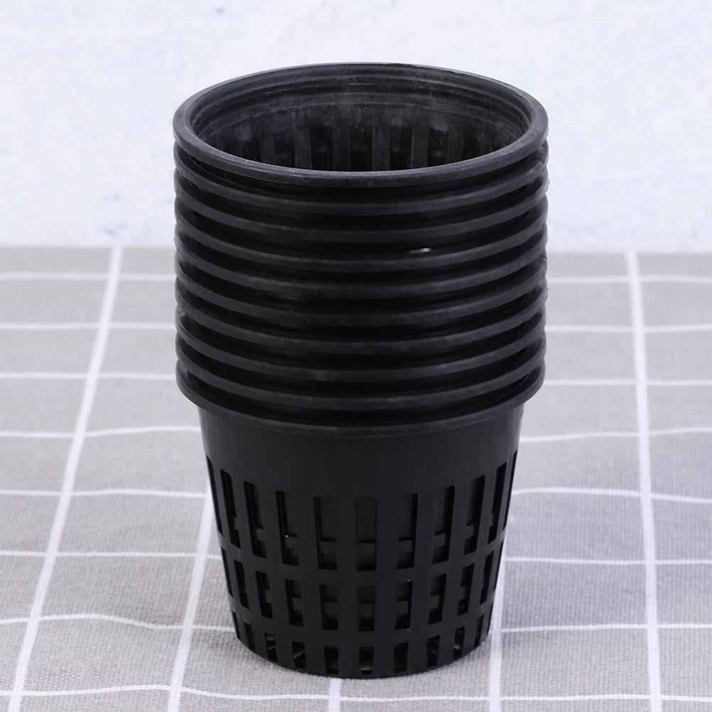 Worgeous 20pcs Plastic Planting Buckets for Soilless Culture with Net Cups