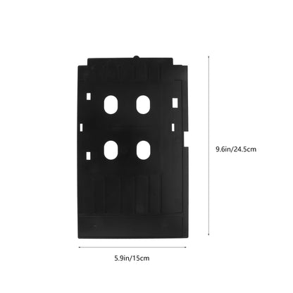 SWETRACE Reusable Card Printer Tray Black 1Pcs 9.6X5.9X0.04In