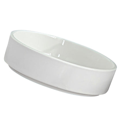 Worgeous Hydroponic Ceramic Tray Indoor Garden Pot Saucers Plant for Pots White