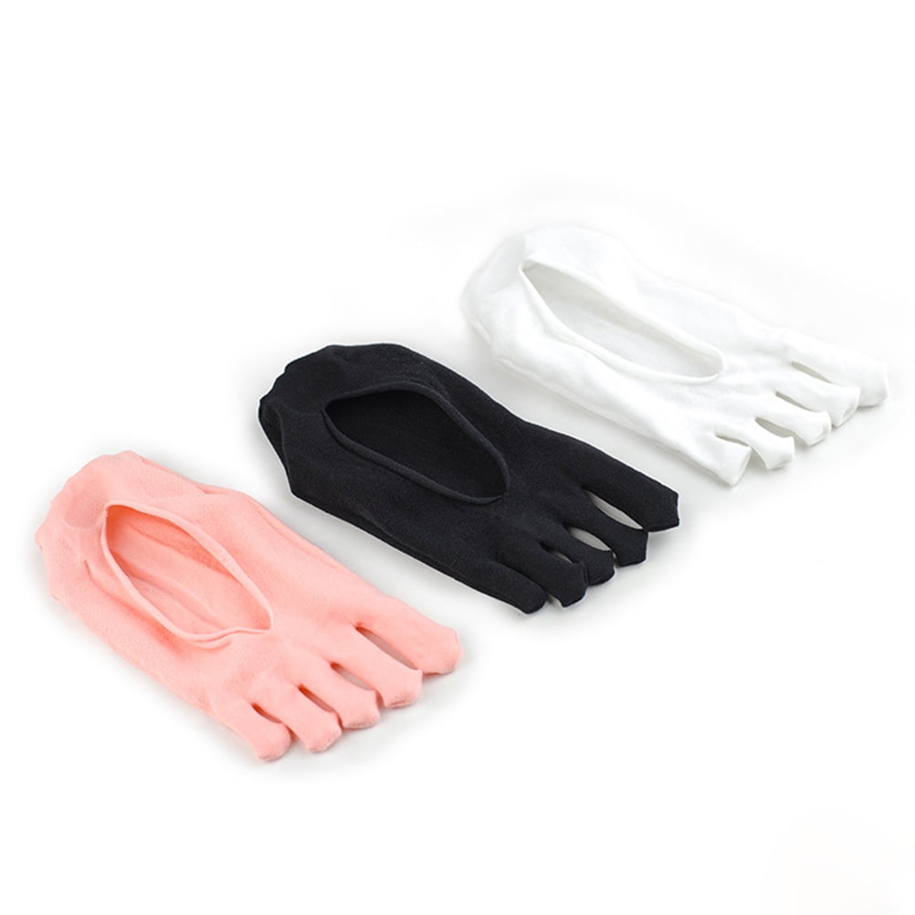 SWETRACE 5Toe Socks Pink Separate Each Toe 4Pairs Women Daily Use