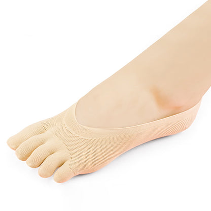 SWETRACE 5Toe Socks Pink Separate Each Toe 4Pairs Women Daily Use