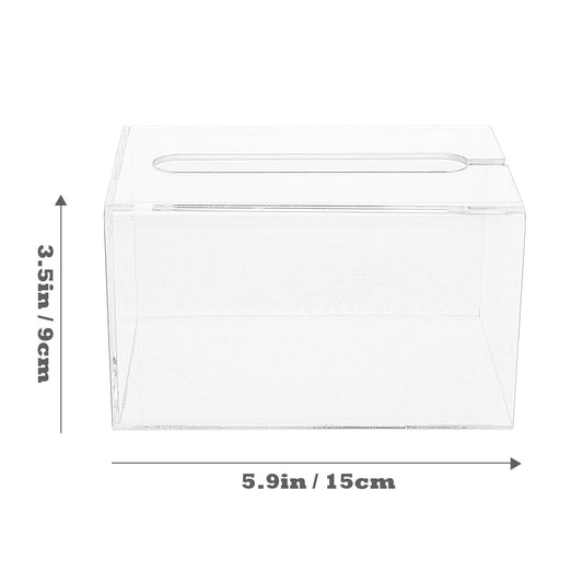 Worgeous Wall Hanging Paper Box Tissue Container Tissues Towel Mount Transparent
