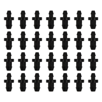 SWETRACE Drip Irrigation Tube Hole Plugs Black Plastic 150Pcs 0.79X0.39X0.39in