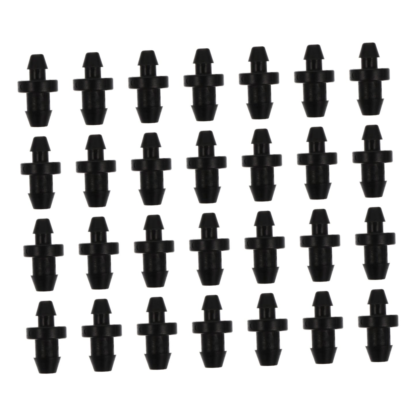 SWETRACE Drip Irrigation Tube Hole Plugs Black Plastic 150Pcs 0.79X0.39X0.39in