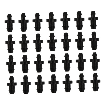 SWETRACE Drip Irrigation Tube Hole Plugs Black Plastic 150Pcs 0.79X0.39X0.39in