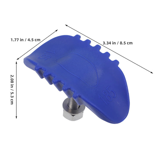 SWETRACE Motorcycle Wheel Locks Anti Theft Rim Lock Blue 1Set 1.85 Inch Plastic