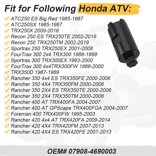 Swing Arm Bolt Lock Nut Install Tool for Honda Recon Rubicon FourTrax Rancher Foreman 500 420 400 350 300