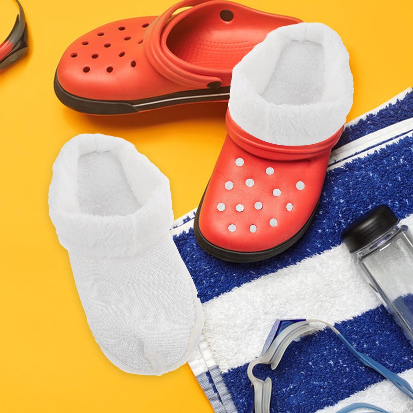 SWETRACE 1 Set Shoe Liners Warm Lining Removable and Washable for Women Winter Season Outdoor Activities