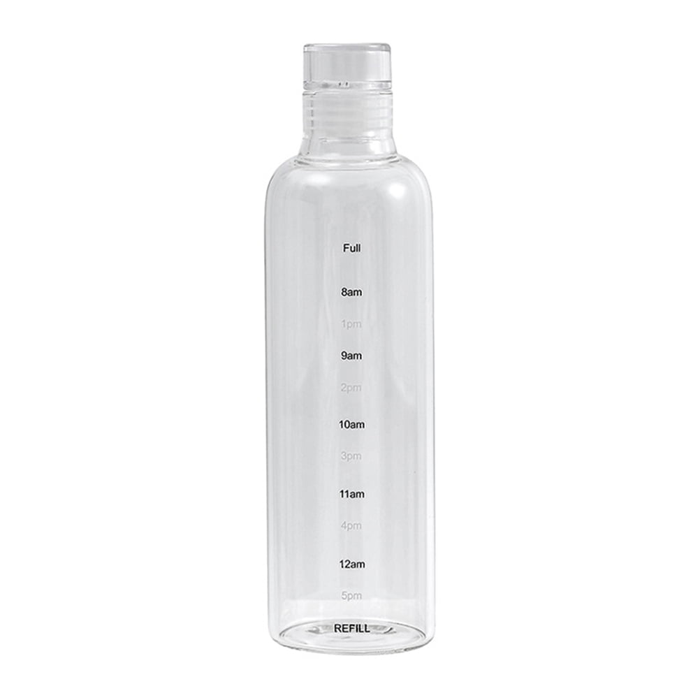 SWETRACE 1Set Water Bottle Transparent Portable and Anti-leakage for Home and Office Use 500Ml