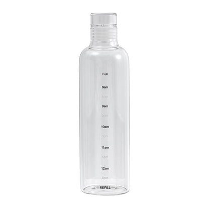 SWETRACE 1Set Water Bottle Transparent Portable and Anti-leakage for Home and Office Use 500Ml