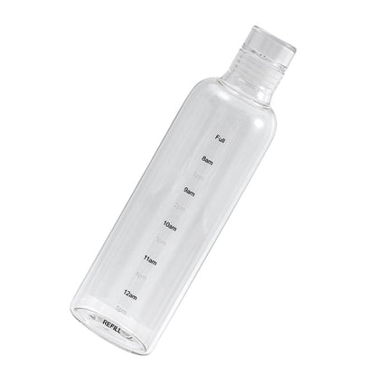 SWETRACE 1Set Water Bottle Transparent Portable and Anti-leakage for Home and Office Use 500Ml